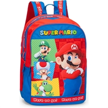 Zaino Scuola Organizzato Supermario