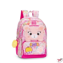 Zaino Scuola Organizzato Orso Mofumofu