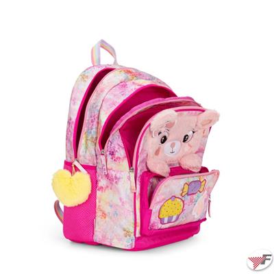 Zaino Scuola Organizzato Orso Mofumofu