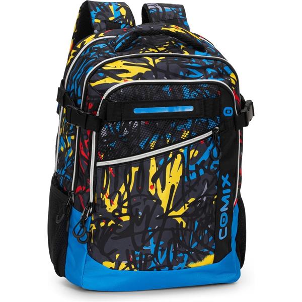 Zaino Scuola Organizzato Comix Wbs Graffiti