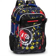 Zaino Scuola Organizzato Comix Wbs Skull