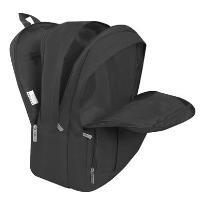Zaino Organizzato Monocolore Nero Comix