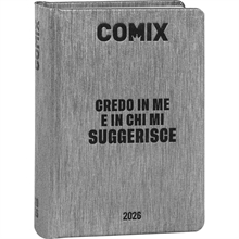 Agenda Comix 16 Mesi Gear Black