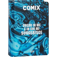 Agenda Comix 16 Mesi Metal Fluid