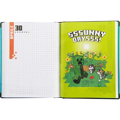 Diario 12 Mesi Std Pixel Minecraft