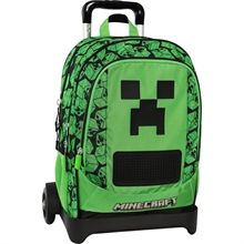 Zaino Organizzato Trolley Stacc. Pixel Minecraft