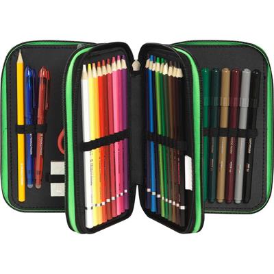 Astuccio Corredo 3 Zip Pixel Minecraft