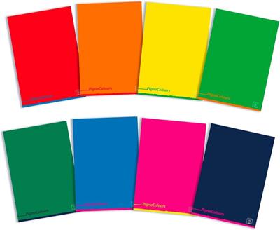 Quaderno Maxi Conf. 10Pz. Pigna Colours Q (Quadri Con Margine)