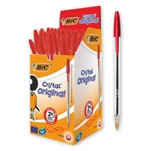 PENNA BIC CRISTAL ROSSO Conf.  50pz.