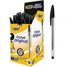 PENNA BIC CRISTAL BLACK Conf. 50pz.