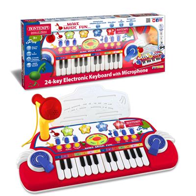 Tastiera Elettronica 24 Tasti Con Microfono