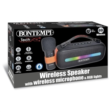 Amplificatore Wireless con microfono Wireless, effetti luminosi