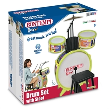 Batteria Classica 4 elementi, con sgabello e 2 bacchette