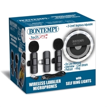 Anello Di Luce + 2 Microfoni Wireless