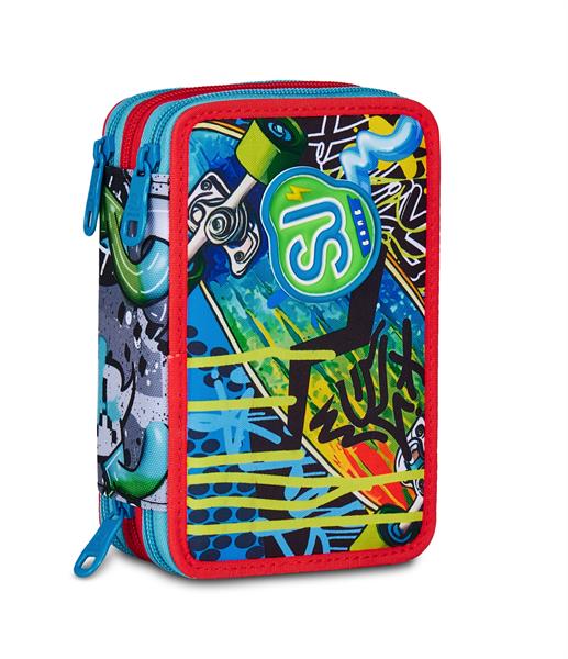 Astuccio 3 Zip Sj Gang Sharky Skate