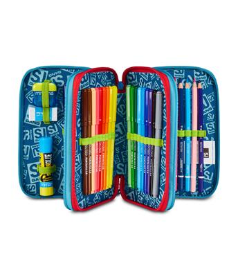 Astuccio 3 Zip Sj Gang Sharky Skate