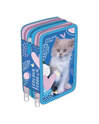 Astuccio 3 Zip Colour Code Animal Snapshot