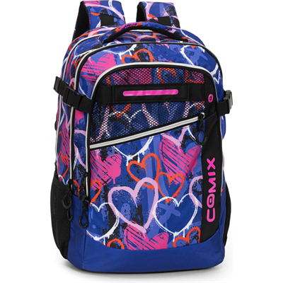 Zaino Scuola Organizzato Comix Wbs Sprayhea