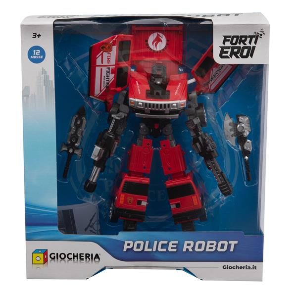 FORTI EROI - Robot Police Assortito 4 Modelli