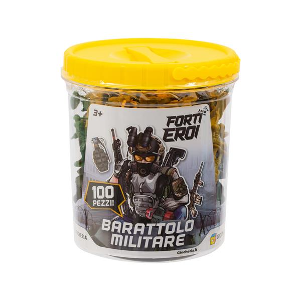 FORTI EROI - Barattolo Militare 100 pezzi