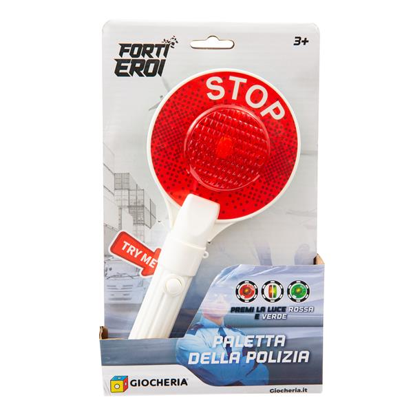 FORTI EROI - Paletta Polizia con Luci TRY ME