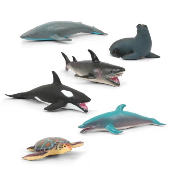 PARK&FARM - Animali Marini Morbidi Assortiti 6 modelli 25/41cm