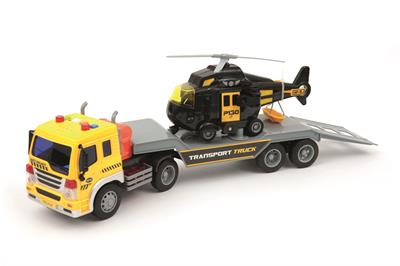 FAST WHEELS - Bisarca Trasporta ELICOTTERO 1:16 Luci e Suoni