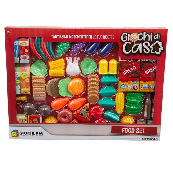 GIOCHI DI CASA - Set Food MAXI FOOD SET 80 ALIMENTI