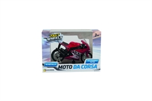 FAST WHEELS - Moto da Corsa Die Cast in dsp da 12 in 4 Mod.Ass.