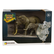 PARK&FARM - Pack Animale Singolo con CUCCIOLO 6 Modelli