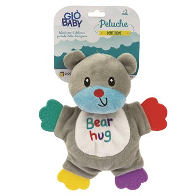 GIO' BABY - Peluche Sensoriali Dentizione Orso/Leone 2 Mod
