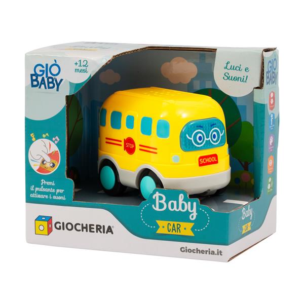 GIO' BABY - Veicoli Cartoon con Suoni   6 Modelli