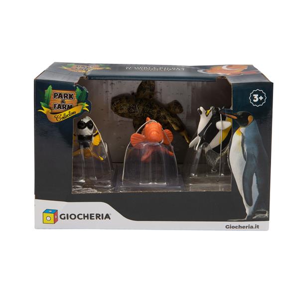 PARK&FARM - Mondo Polare 4 Animali e 4 Cuccioli