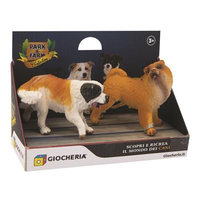 PARK&FARM - Set 2 Cani Assortiti 3 Modelli