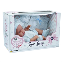 COCCOLE e BACI - Real Baby cm.33 con Vestitino 60712
