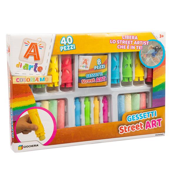 A di ARTE - Scatola 40 GESSETTI STREET ART