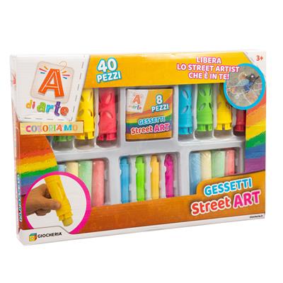 A di ARTE - Scatola 40 GESSETTI STREET ART