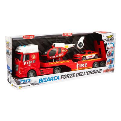 FAST WHEELS - Bisarca Forze dell'Ordine con Auto e Elicottero