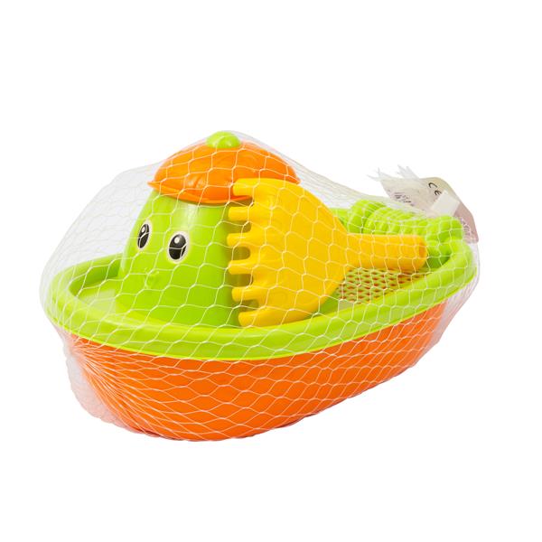 PLAY OUT - BARCHETTA  con Paletta, Rastrello e 2 Formine