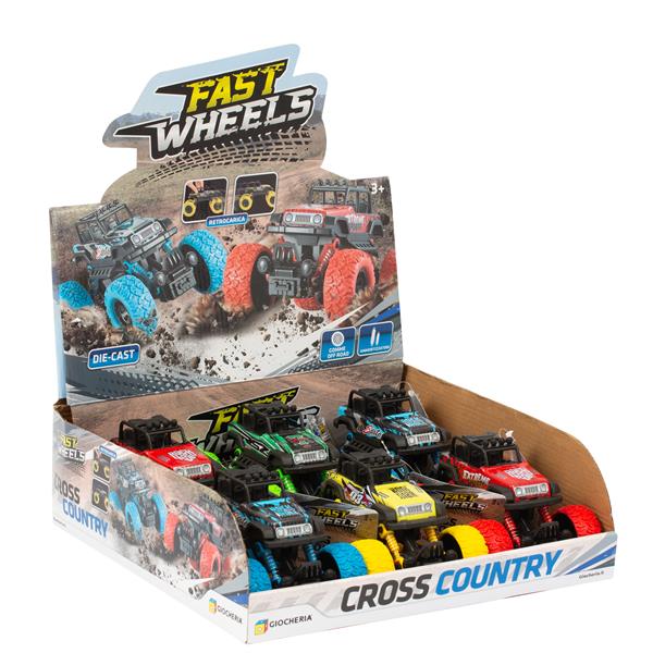 FAST WHEELS - Cross Country Die Cast in Display