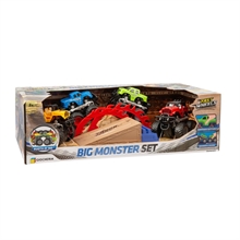 FAST WHEELS - BIG MONSTER SET 4 Veicoli