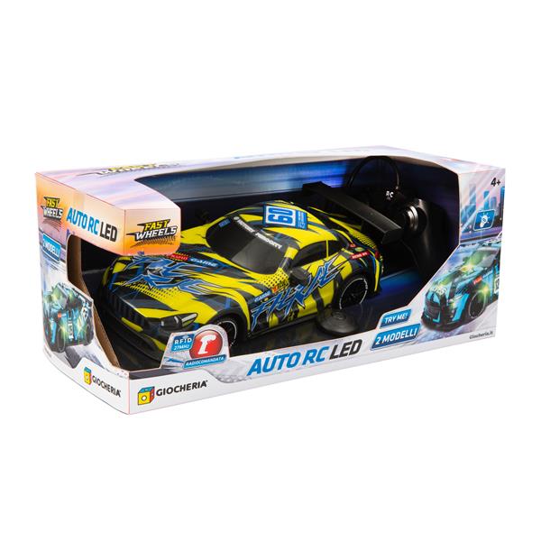 FAST WHEELS - GRANDE Auto R/C con Led TRY ME