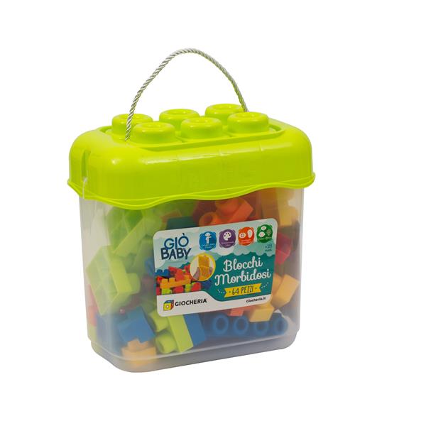 GIO' BABY - Blocchi Morbidosi 64 pezzi