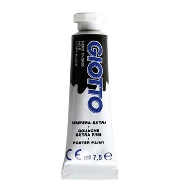 Tempera Giotto Nero Tubetto 7,5Ml