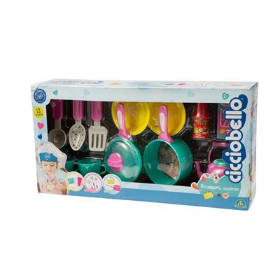 CICCIOBELLO SET CUCINA PIATTINI e PENTOLINI