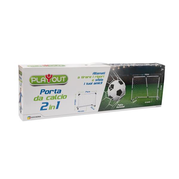 PLAY OUT - Porta Calcio 2 in 1 diventa 1 PORTA o 2 PORTICINE