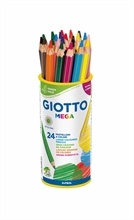 BARATTOLO PASTELLI GIOTTO MEGA 24PZ