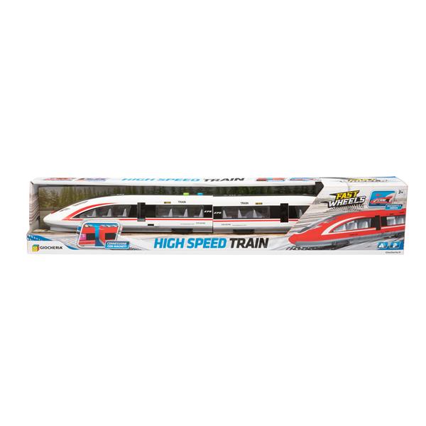 FAST WHEELS - TRENO ALTA VELOCITA' Luci e Suoni - Vagoni Magneti