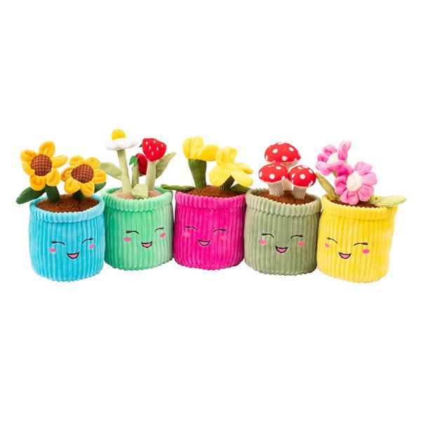 GIO' PLUSH - PIANTINE Happy Flower in PELUCHE 10 Mod