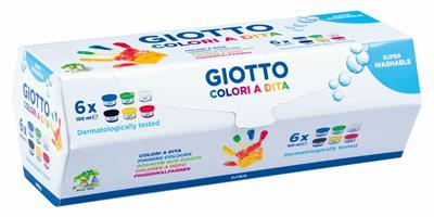 Colori A Dita Giotto 6Fl 100Ml